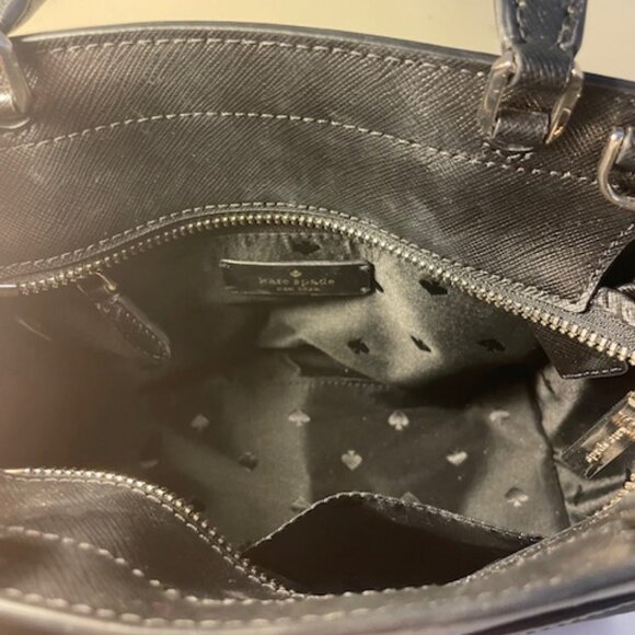 Kate Spade Staci Medium Satchel Bag Black - Picture 2 of 3